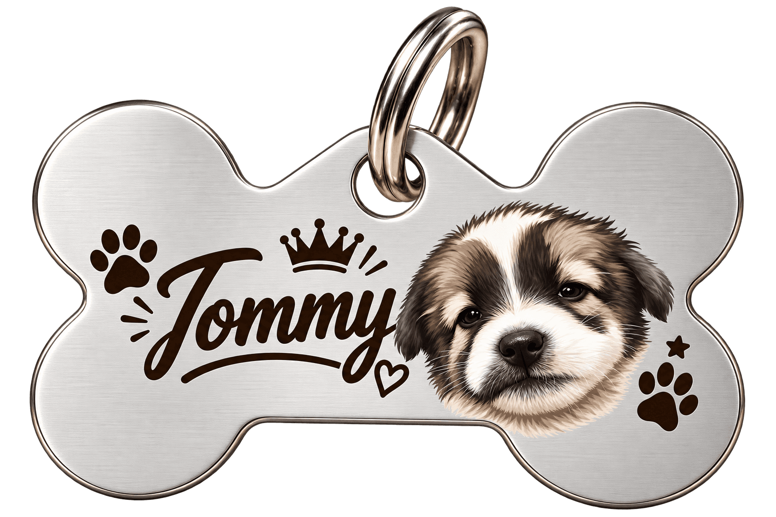 Personalised Petbot tag front